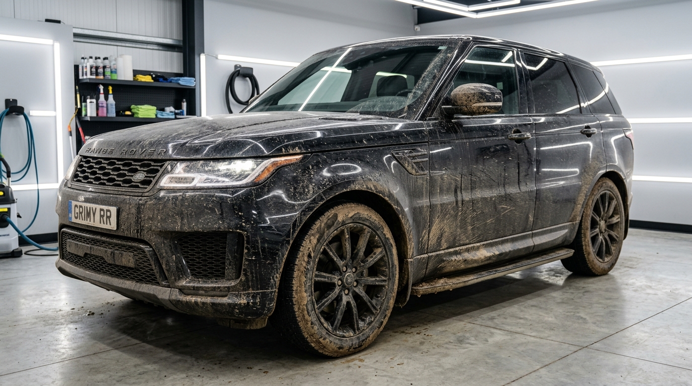 Range Rover Sport Black Murdar - Înainte de Detailing